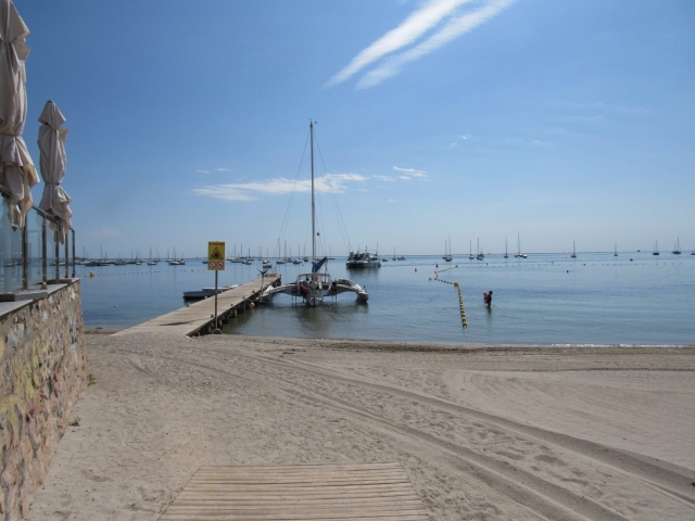 Acceso a la playa